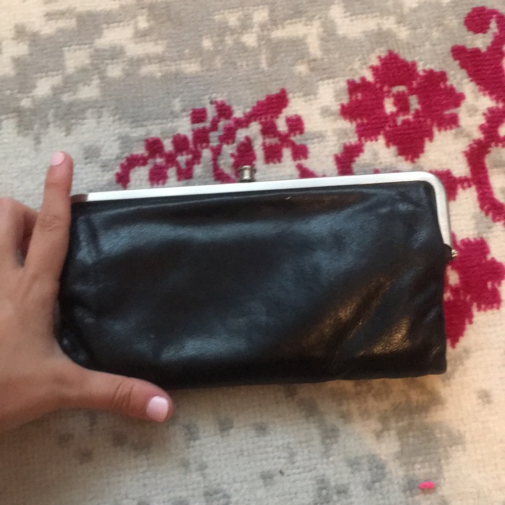 Black hobo wallet